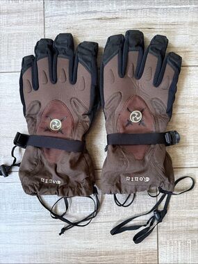 Burton Ronin Combo Snowboard Gloves Men’s Size L Brown Insulated Winter Ski